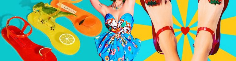 Las jelly sandalias de Katy Perry son lo más rico que verás